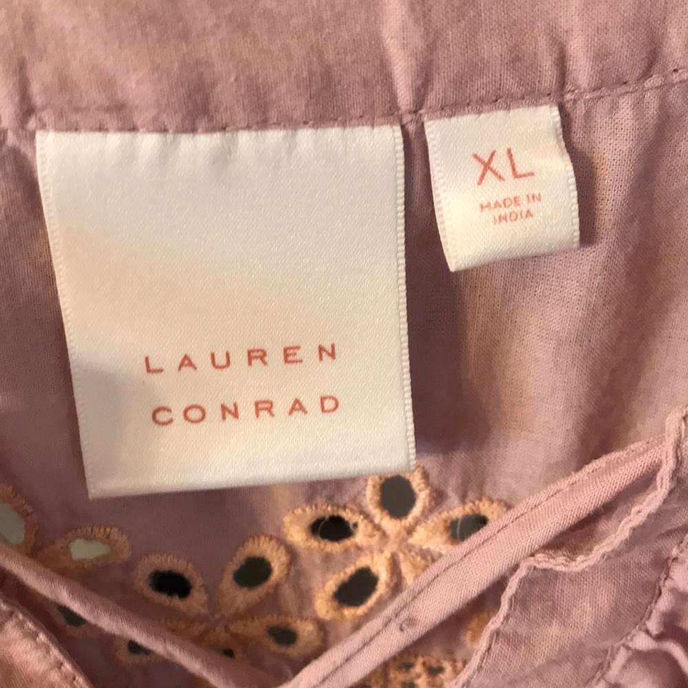 ❌SOLD❌LC Lauren Conrad baby doll top - Picture 3 of 4